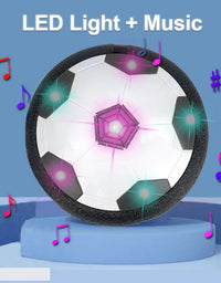 LED Hover Soccer Ball Air Power Training Ball Playing Football Indoor Outdoor Game  Sport Toys  Birthday Gifts for Kids Soccer
