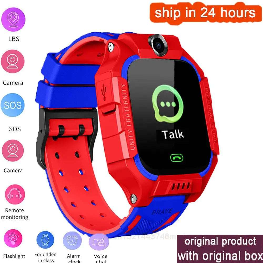 Smart Watch Kids LBS Baby Phone 2G Watch Camera SOS PK Q02 Q12 Q15 Children Smartwatch Android Ios for Boys Girls Gifts