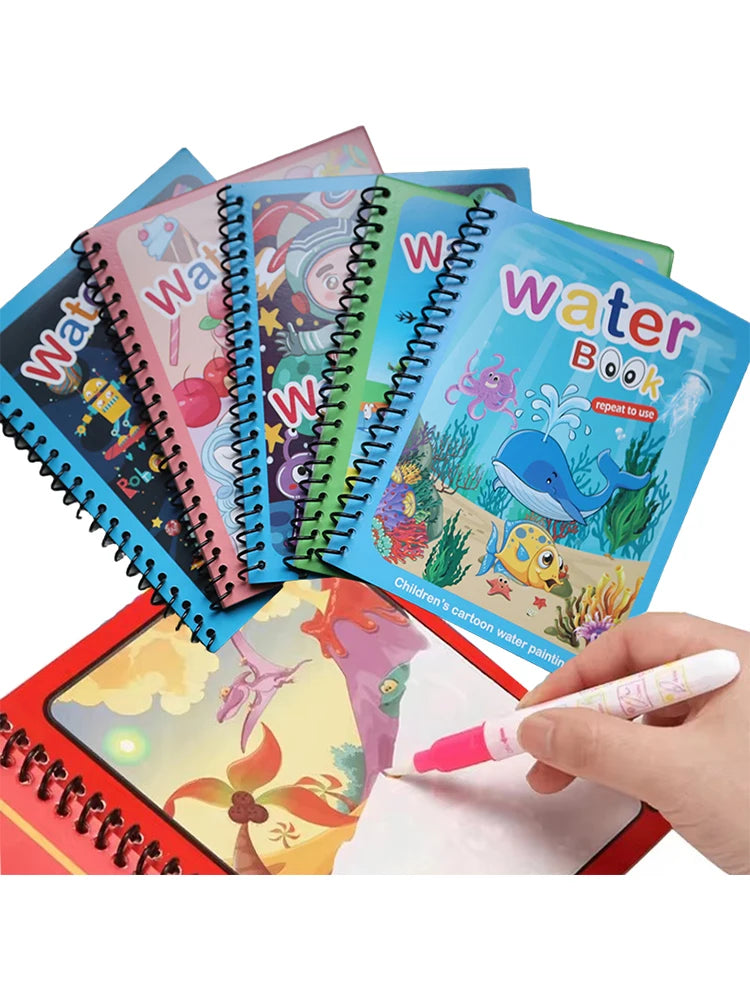 Kids Magic Water Drawing Books Coloring Books Painting Toys for Kids Birthday Christmas New Year Gift for Boys and Girls