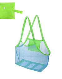 Children Sand Away Protable Mesh Bag Kids Toys Storage Bags Swimming Large Beach Bag Clothes Toy Storage Sundries Backpack
