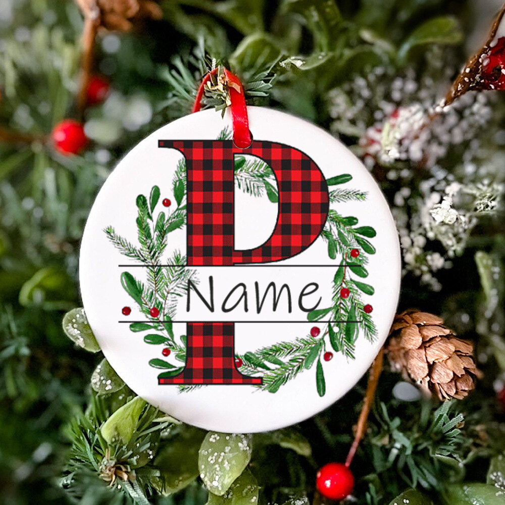 Personalized Christmas Baby Ornament Custom Name Xmas Infant Keepsake Gift Christmas Photography Accessories Christmas Ornament