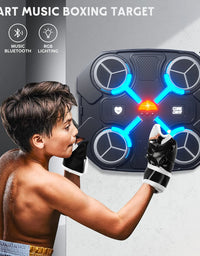 New Design Bluetooth Smart Punching Target Music Boxing Machine Sport Toys for Kids Home Punching Bag
