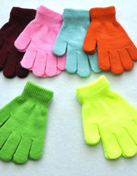 For 6-10 Years Old Kids Boys Girls Winter Cold and Warm Gloves Children Gloves
