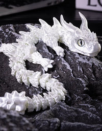 30cm 3D Print Akatsuki Magic Dragon Model Multi-joint Movable Fish Tank Gaming Table Home Decoration Desk Ornament Toy
