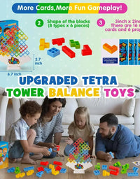 Puzzles Tetra Tower Fun Balance Stacking Building Board Game for Kids Adults Friends Team Dorm Family Game Night Partie Gifts
