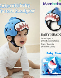 Mambobaby Safe Anti-Shock Baby Helmet Toddler Head Protector Headgear for Infant Learn Crawl, Walk Prevent Injury from Bump Fall
