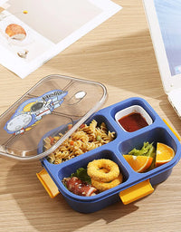 Student Lunch Box, Children's Cartoon Pattern Lunchbox Kids School, Outdoor Bento Box, Instagram Style, Can be Microwave Heated
