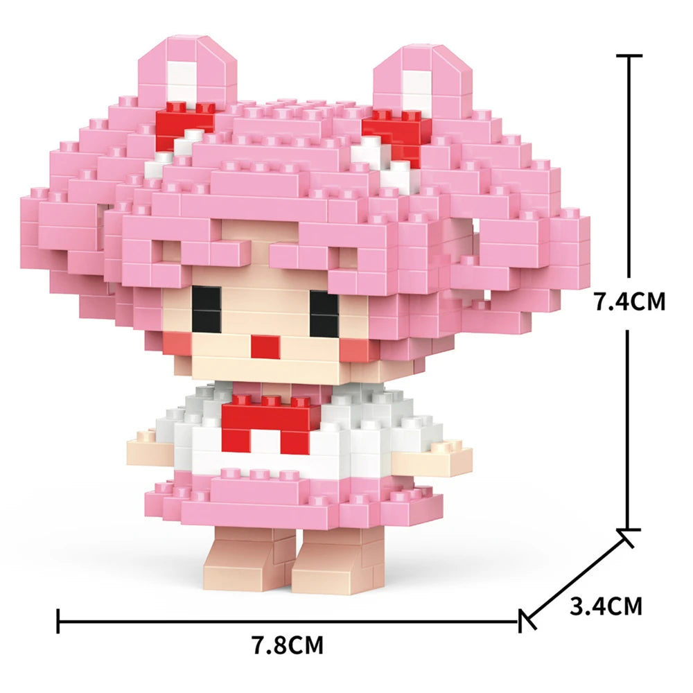 Cinnamoroll Cartoon Block Character Assembled Model Building Block Dolls Toy Children Gift