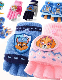 Genuine Paw Patrol Winter KIDS Glove Chase Marshall Skye Everest Rubble Zuma Rocky Girl Boy Outdoor Mittens Children Gift 2-10T
