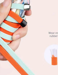 8MM No Tie Shoe Laces Press Lock Shoelaces Without Ties Elastic Laces Sneaker Kids Adult Widened Flat Shoelace for Shoes
