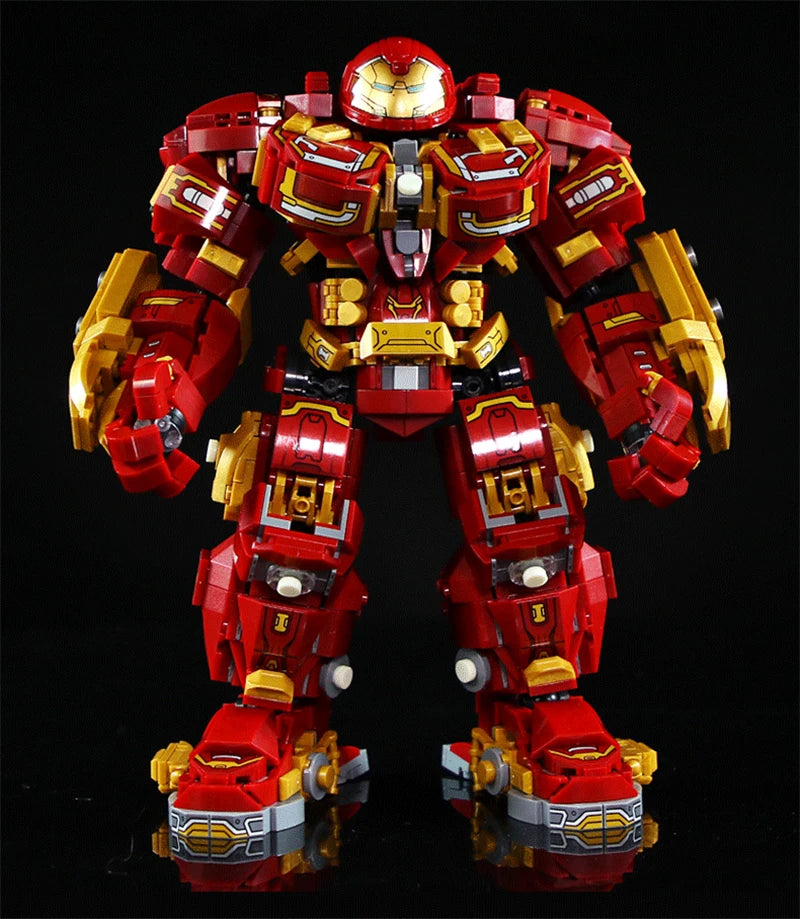 New 2000+Pcs Marvel Toys Building Blocks Avengers Iron Man Superheroes Bricks Model Hulk Buster Mecha Gifts for Boys Adult Kids