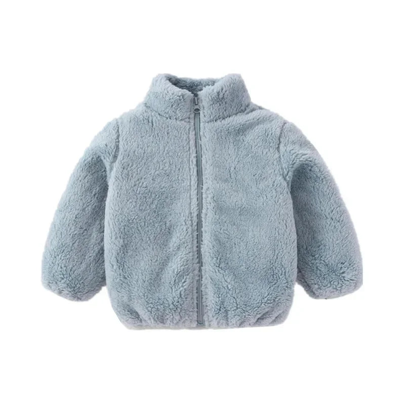 Kids Winter Coats 2024 New Children Outerwear Boy Warm Fleece Jacket Baby Girls Jackets for Autumn Spring Children Clothing