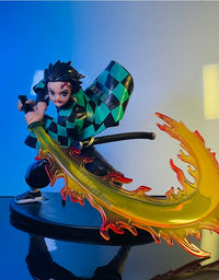 Hot Demon Slayer Anime Figure Tanjirou Agatsuma Zenitsu Kyoujurou Anime Model  Action Figure PVC collection Toy for Kids Gift
