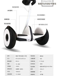 10inch Leg Control Electric Balance Scooters Two-wheel Children's Electric Skateboard Intelligent  Electric Balance Hoverboard
