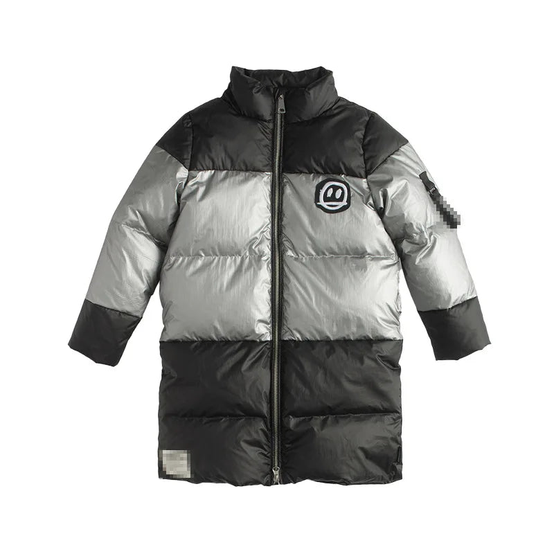 Kids winter down jacket and down vest jacket