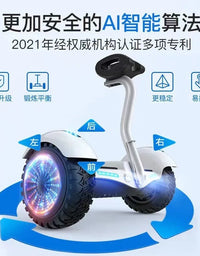 10inch Leg Control Electric Balance Scooters Two-wheel Children's Electric Skateboard Intelligent  Electric Balance Hoverboard
