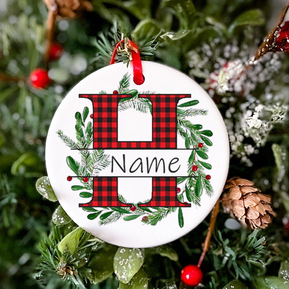 Personalized Christmas Baby Ornament Custom Name Xmas Infant Keepsake Gift Christmas Photography Accessories Christmas Ornament