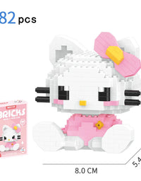 Cinnamoroll Cartoon Block Character Assembled Model Building Block Dolls Toy Children Gift
