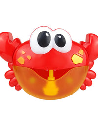 Bubble Crabs Baby Bath Toy Funny Toddler Bath Bubble Maker Pool Swimming Bathtub Soap Machine Bathroom Toys for Children Kids
