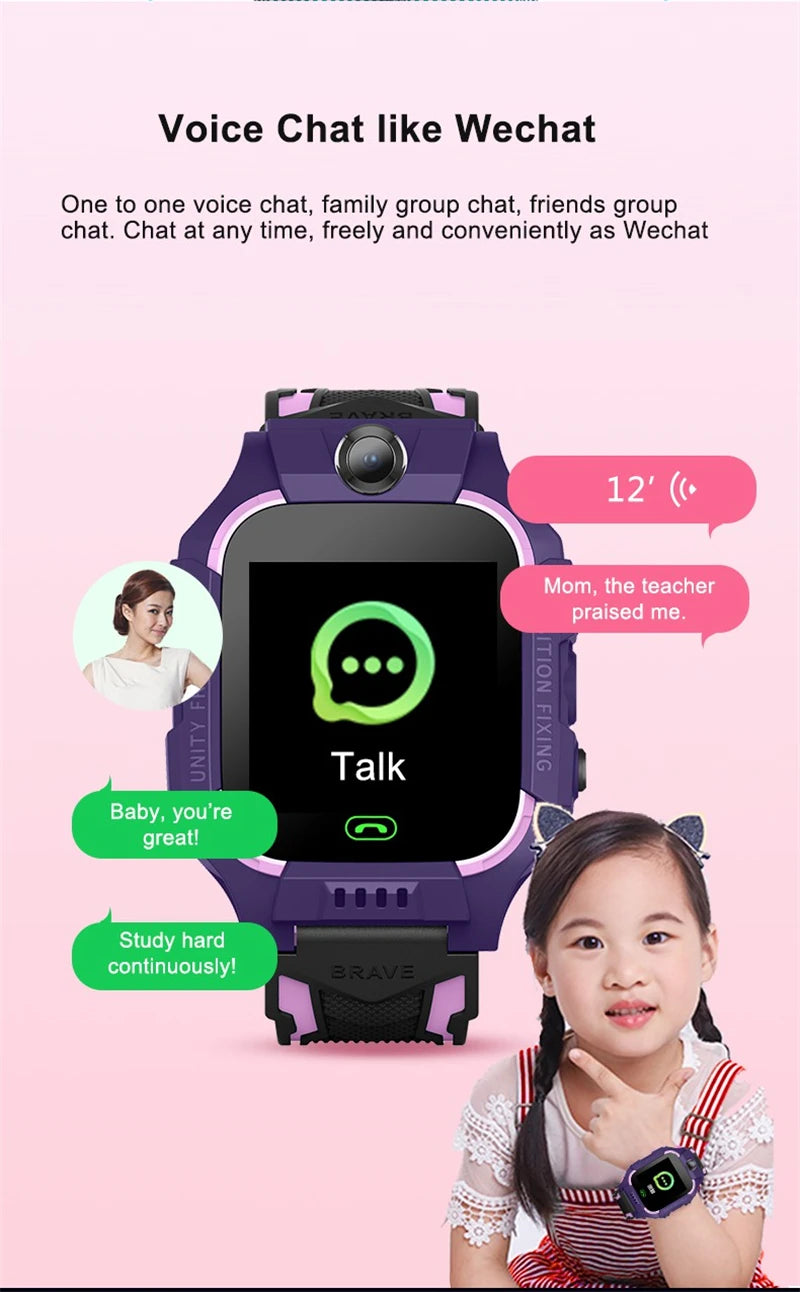 Smart Watch Kids LBS Baby Phone 2G Watch Camera SOS PK Q02 Q12 Q15 Children Smartwatch Android Ios for Boys Girls Gifts