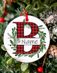 Personalized Christmas Baby Ornament Custom Name Xmas Infant Keepsake Gift Christmas Photography Accessories Christmas Ornament
