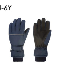 High Quality Kids Ski Gloves Winter Snowboard Snow Children Glove for Boys Girl Waterproof Thicken Mittens Keep Finger Warm 2023
