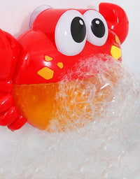 Bubble Crabs Baby Bath Toy Funny Toddler Bath Bubble Maker Pool Swimming Bathtub Soap Machine Bathroom Toys for Children Kids
