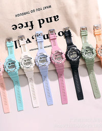 Fashion Kids Watches Luminous Waterproof Sports Digital Watch Alarm Clock Watches Boys Girls Student Smart Electronic Watch Gift
