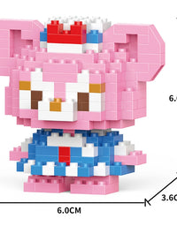 Cinnamoroll Cartoon Block Character Assembled Model Building Block Dolls Toy Children Gift
