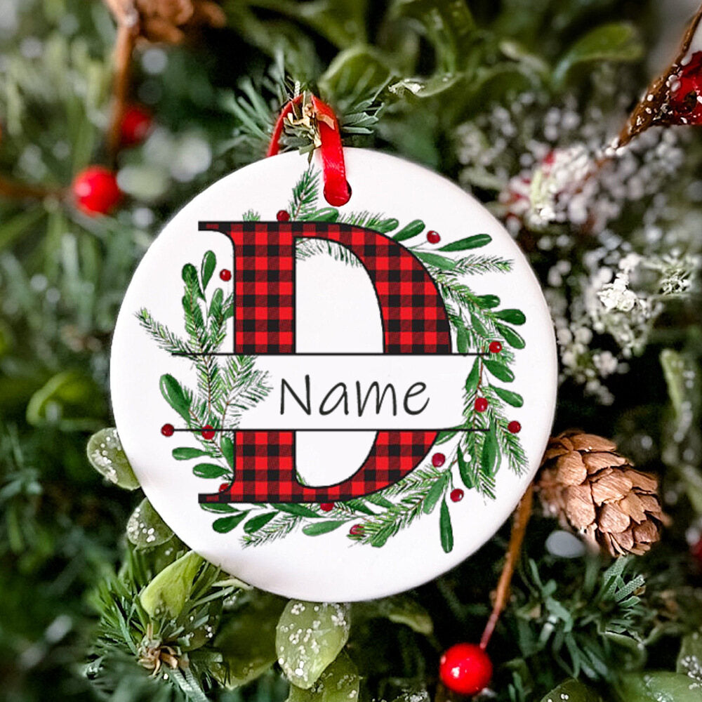 Personalized Christmas Baby Ornament Custom Name Xmas Infant Keepsake Gift Christmas Photography Accessories Christmas Ornament