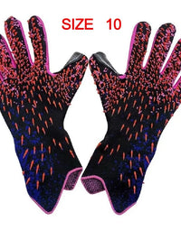 Goalkeeper Gloves Strong Grip for Soccer Goalie Goalkeeper Gloves with Size 6/7/8/9/10 Football Gloves for Kids Youth and Adult
