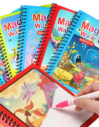 Kids Magic Water Drawing Books Coloring Books Painting Toys for Kids Birthday Christmas Gift for Boys and Girls
