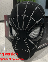 Mascara Spiderman Headgear Mask Cosplay Moving Eyes Mask Spider Man 1:1 Elastic Toys Adults Kids Gift ﻿
