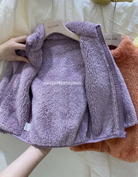 Kids Winter Coats 2024 New Children Outerwear Boy Warm Fleece Jacket Baby Girls Jackets for Autumn Spring Children Clothing
