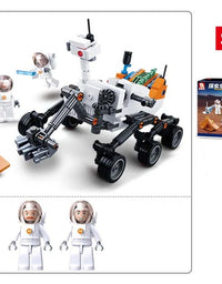 SLUBAN Curiosity Mars Rover Building Blocks Interstellar Exploration Series Assembly Model Children's Toy  Birthday Gift
