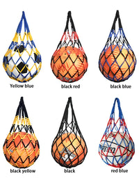 Net Soccer Volleyball Drawstring Ball Storage Bag Youth Football Self Trainer Nylon Bold Storage Bag Football Accessories
