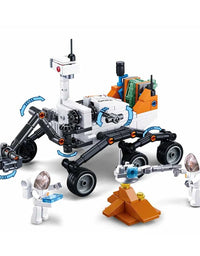 SLUBAN Curiosity Mars Rover Building Blocks Interstellar Exploration Series Assembly Model Children's Toy  Birthday Gift
