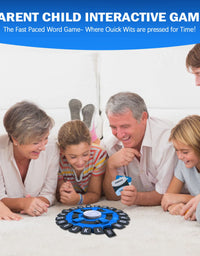 Word Game Fast-Paced Family Board Game Choose a Category & Race Against The Timer to be Last Player Learning Game for All Ages
