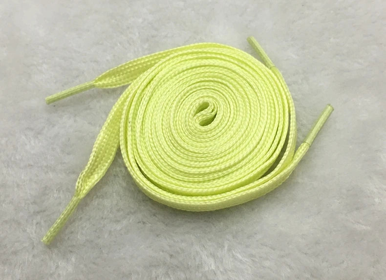 1 Pair Luminous Shoelaces Flat Sneakers Canvas Shoe Laces Glow In The Dark Night Color Fluorescent Shoelace 80/100/120/140cm