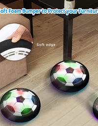 LED Hover Soccer Ball Air Power Training Ball Playing Football Indoor Outdoor Game  Sport Toys  Birthday Gifts for Kids Soccer
