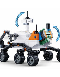 SLUBAN Curiosity Mars Rover Building Blocks Interstellar Exploration Series Assembly Model Children's Toy  Birthday Gift
