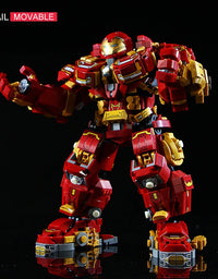 New 2000+Pcs Marvel Toys Building Blocks Avengers Iron Man Superheroes Bricks Model Hulk Buster Mecha Gifts for Boys Adult Kids
