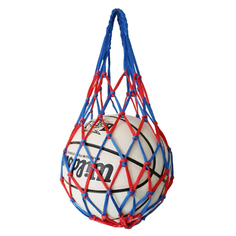 Net Soccer Volleyball Drawstring Ball Storage Bag Youth Football Self Trainer Nylon Bold Storage Bag Football Accessories