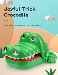 Crocodile Teeth Toys For Kids Alligator Biting Finger Dentist Games. Funny For Party And Children Game Of Luck Pranks Kids Toys
