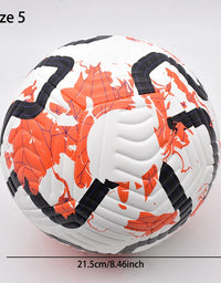 Soccer Balls Standard Size 5 Machine-Stitched Ball PU Material Sports League Outdoor Match Football Training Ball Futbol Voetbal
