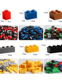 1000 DIY creative building blocks bulk set Urban Classic building blocks Assembled birthday gift children's educational toys
