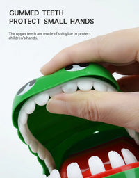 Crocodile Teeth Toys For Kids Alligator Biting Finger Dentist Games. Funny For Party And Children Game Of Luck Pranks Kids Toys
