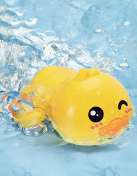 Baby Bath Toys Kids Swimming Clockwork Dolls Play Water Fun Bathing Cute Funny Children Bathroom Shower Bathtub Animals Toy
