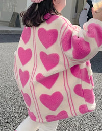 2 3 4 5 6 7 8 Years Plush Girls Jacket Autumn And Winter Keep Warm Outerwear Fashion Little Princess Christmas Coat Kids Clothes
