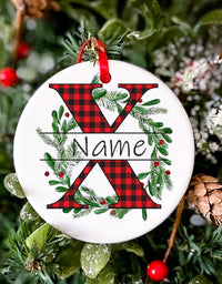 Personalized Christmas Baby Ornament Custom Name Xmas Infant Keepsake Gift Christmas Photography Accessories Christmas Ornament
